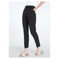 YNO Ultimate straight leg trousers กางเกงทำงานขายาวตะขอหน้า ทรงกระบอกเล็กพร้อมหูเข็มขัด 27132