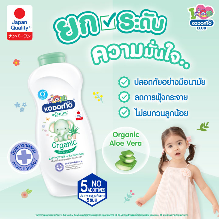 kodomo-แป้งเด็ก-โคโดโม-แป้งฝุ่น-สูตรป้องกันผดผื่น-สำหรับเด็กแรกเกิด