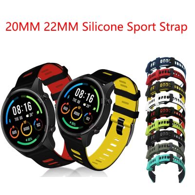 lipika 20mm 22mm Sport Strap For huawei watch gt2 46mm /Pro Silicone bracelet Galaxy Watch 4 Classic /3/Active 2 Amazfit GTS/GTR Band