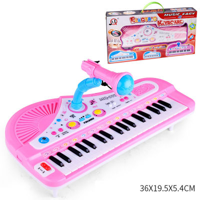 Infant Playing Educational Electronic Piano Baby Toys Children Keyboard Boys Girls Fingers Kids Music 37 Keys Gift Plastic Cute