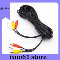 ixoo61 store 0.5M 1M 3M 5M 3 Rca Male To 3 Rca Female 3Rca M F Video Cable Connectors Av Line Extension Cord Adapter