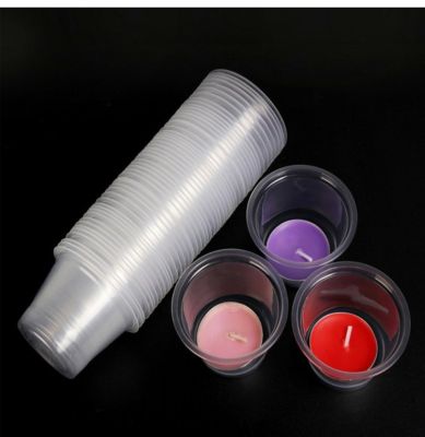 【JH】 Candle Windproof Cup Small Bottom Plastic Disposable Drinking Transparent Gathering Manufacturers Wholesale