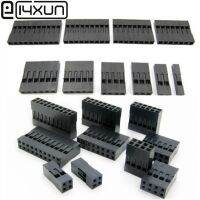 EClyxun 2.54mm Dupont Connector 2.54mm Single / Double Row Plastic Shell Plug 1P 2P 3P 4P 5P 6P 7P 8P 9P 10P 12P 14P 16P 18P 20P