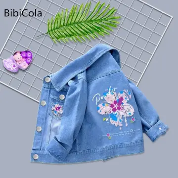 Girls sequin sale denim jacket