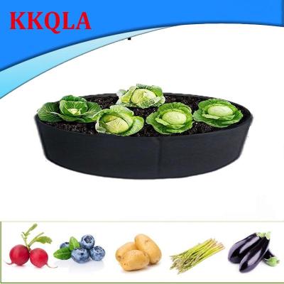 QKKQLA 100 Gallons Planter Growing Garden Raised Bed Round Planting Container Grow Bags For Flowers Nursery Pot