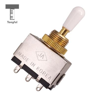 ：《》{“】= Tooyful Metal Closed 3 Way Pickup Selector Tone Toggle Switch For LP Electric Guitar Accessory