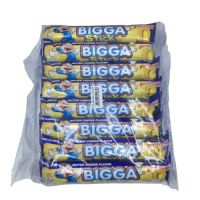 บิ๊กก้า สติ๊ก Bigga stick ขนมอบกรอบสอดไส้รสชีส 1 แพค 24 ชิ้น