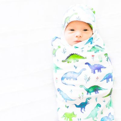 New Newborn Swaddle Blanket Baby Boy Girl Unisex Lovely Cocoon Sleeping Bag Cotton Wrap Headband Hat 2Pcs