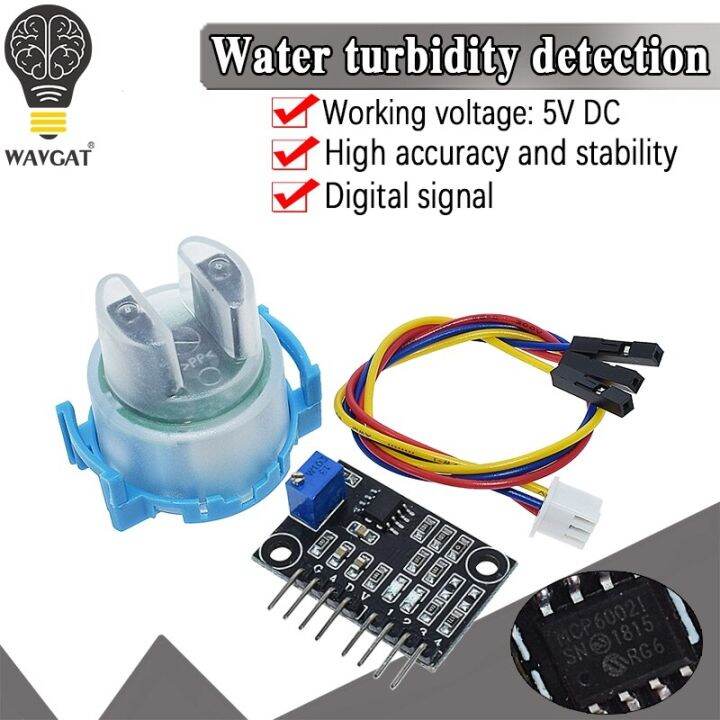 Turbidity Sensor Suspended Turbidity Value Detection Module Kit Liquid ...