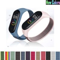 【CW】 Sport Nylon Loop Band Wrist for Xiaomi MIBand 4 Miband 3 5 6 Bracelet Replacement mi band strap loop