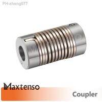 MAXTENSO Flexible Shaft Coupler GD Zinc Alloy Encoder D16 L27 Spring Clamp for 3D Printer Coupling Applicable to Micro-motor CNC