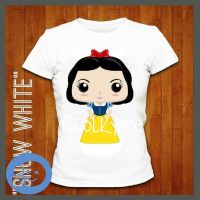 Kids T-Shirt cartoon Snow White graphic Tops Boys Girls Distro Age 1 2 3 4 5 6 7 8 9 10 11 12 Years