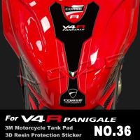 แผ่นสติกเกอร์ติดถังรถมอเตอร์ไซค์3M Decalcomania Coperchio Del Serbatoio Accessori Di Protezioni Imperabile Per Ducati Panigale V4 R 2023