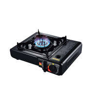 เตาแก๊สพกพา เตาแก๊สแคมป์ปิ้ง เตาแก๊สกระป๋อง Portable Gas Stove สีดำ LUQI รุ่น LQCK-15S