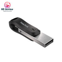 EC Service SanDisk iXpand Flash Drive Go (SDIX60N-GN6NE)   128GB หัวต่อแบบ Lightning และ  USB A 3.0  แฟรชไดร์ฟ  สินค้าแท้ทุกชิ้น