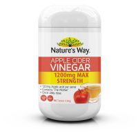 Natures way apple cider vinegar 1200mg (90เม็ด) เนเจอร์เวย์ แอปเปิ้ล ไซเดอร์ เวเนก้า