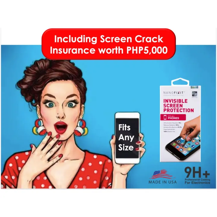 Nanofixit LiquidNano Screen Protector + Insurance Lazada PH