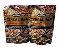 Cereal Bar Cranberry &amp; Nuts Nezline ซีเรียสอัดแท่งผสมแครนเบอร์รี่และถั่วรวม 8 ชนิด 80g 1SETCOMBO/จำนวน 2 ซอง,บรรจุปริมาณ 160g ราคาพิเศษ สินค้าพร้อมส่ง