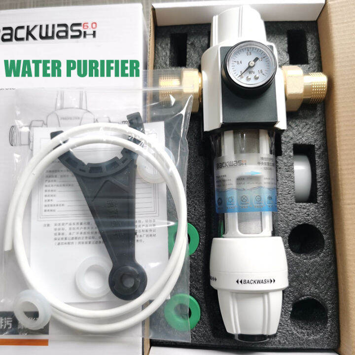 Water Filter Manual Brush Cleaning Filtration Main Line Water Pre