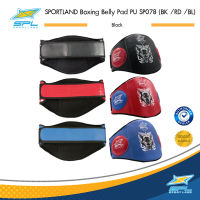 SPORTLAND เป้าท้อง เป้าซ้อม เป้าล่อ เป้ามวย Boxing Belly Pad PU SP078 (BK /RD /BL) [มี 3 สี] (1450)