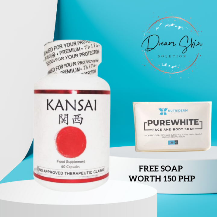 Kansai Whitening Capsule LGlutathione with Collagen made in Japan 1