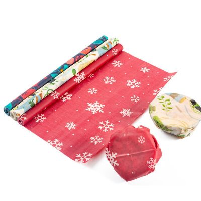 30x100cm Reusable Storage Wrap Sustainable Organic Sandwich Cheese Food Wrapping Paper BPA Plastic Free Beeswax Food Wrap