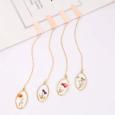 Bookmark Accessories Book Pendant Chain Bookmark Crystal Embossed Bookmark Small Oval Embossed Bookmark Embossed Bookmark