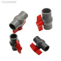 ❈✖ 1Pc ID 20/25/32/40mm Ball Valve Grey PVC Material Garden Water Pipe Fittings Valve Switch Connection Adapter