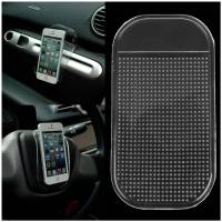 แผ่นกันลื่นในรถ เหนียว แน่น แผ่นซิลิโคนกันลื่นเอนกประสงค์บนรถ สีดำ car anti slip mat