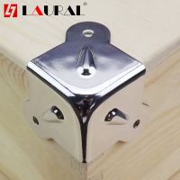 4Pcs Speaker Wooden Box Air Box Audio Hardware Woodworking Three Bread Corner Angle Corner Iron Fixed Hardware Accessories