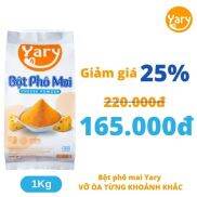 BỘT PHÔ MAI YARY 1kg - SỰ HÒA QUYỆN KHÔNG THỂ HOÀN HẢO HƠN