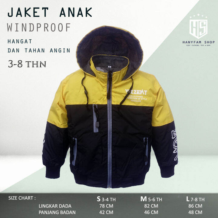 Jaket windproof hot sale