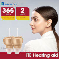 Britzgo Super Mini Hearing Aid,การลดเสียงรบกวนแบบดิจิตอลในหูเครื่องขยายเสียงที่มองไม่เห็นแบบไร้สายเหมาะสำหรับการสูญเสียการได้ยินเล็กน้อย