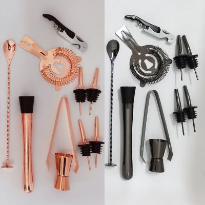 【YF】∋卍  Jigger Pourer Muddler Corkscrew Cocktail Strainer Filter Bar Strainers Wine Bartender