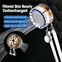 Upgraded Turbo Shower Head High Pressure Water Saving Nozzle Pressurized Showers Filtered Showerhead Bathroom Accessories Showerheads