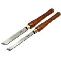 1 x 420 มม. Woodturning Skew Chisel Lathe Gouge Knife HSS Blade Walnut Handle Wood Turning เครื่องมือสําหรับงานไม้ DIY งานอดิเรก