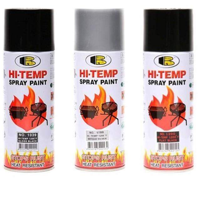 Bosny 100 Authentic HIGH TEMPERATURE Acrylic Spray Paint Lazada PH
