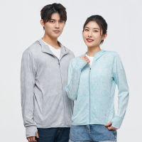 Summer Light Hooded Jacket Men Women Couples Breathable Outdoor Casual Sunscreen Clothing Printed Loose Elastic Skin Clothing