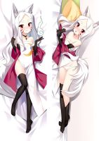 (ถ้ากำหนดเองติดต่อเรา) อะนิเมะ Dakimakura The Helpful Fox Senko-San Shiro เคสหมอนกอดโอตาคุของขวัญหมอนนอนปก (Jus)