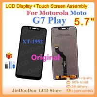 G7play G7โมโตโรล่าโมโตของแท้ XT1952สัมผัสหน้าจอ LCD หน้าจอดิจิตอลแทนการประกอบสำหรับ Moto เล่น G7 Lcd