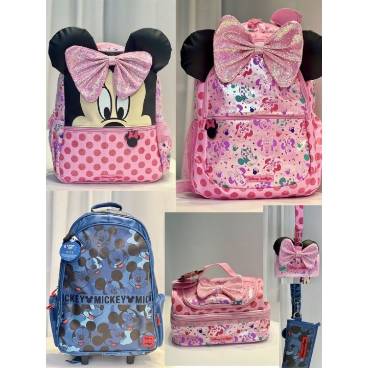 Smiggle Mickey Minnie Mouse Junior Character Hoodie Backpack Mickey ...