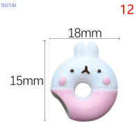 ?【Lowest price】SUTAI 2ชิ้นเรซินผสมเค้กหลังแบน cabochons scrapbooking เครื่องประดับ DIY อุปกรณ์ตกแต่งงานฝีมือ