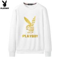 Playboy 2020 เสื้อกันหนาวคอกลมโอเวอร์ไซส์สําหรับผู้ชาย