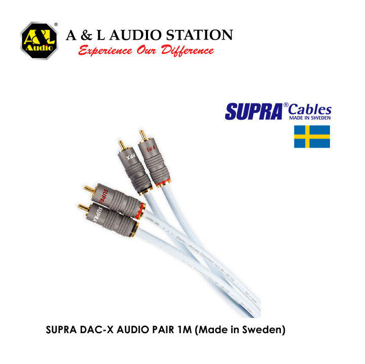 SUPRA DACX INTERCONNECT CABLE PAIR 1M Lazada