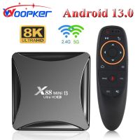 Woopker 13กล่องทีวี X88มินิ13 RK3528 8K กล่อง TV อัจฉริยะอัลตร้า HD 2GB 16GB Dual Wifi 2.4G 5G 100M LAN 4GB 32GB PK H96 MAX