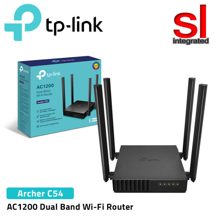 TP-Link Archer C54 AC1200 Dual Band Gigabit Multi-Mode 3in1 Wireless ...