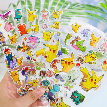What are some cute Pokemon stickers available with discounts and free nationwide shipping?