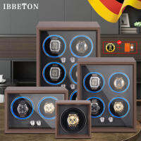 IBBETON Mechanical Watch Winder, Household Automatic Wooden Watch Box, WanBaoZhi Mute Motor Automatic Watch Shaker, Rotating Watch Box Upper Chain Storage Box