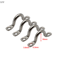 STF 4pcs stainless STEEL 316สายรัดตา Saddle CLIP Boat Yacht เรือ Doorknob