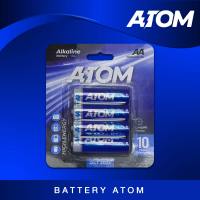 [แพค4ก้อน ] ถ่าน Atom Alkaline AA 1900mAh 1.5v ขายดีราคาถูก [แพค4ก้อน ] [สินค้าเป็นของแท้?]  [Atom ] [ราคาส่ง]